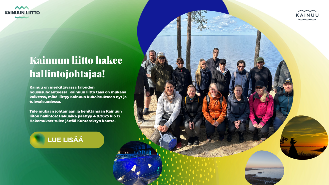 Kainuun liiton hallintojohtajan rekrytointi-ilmoitus