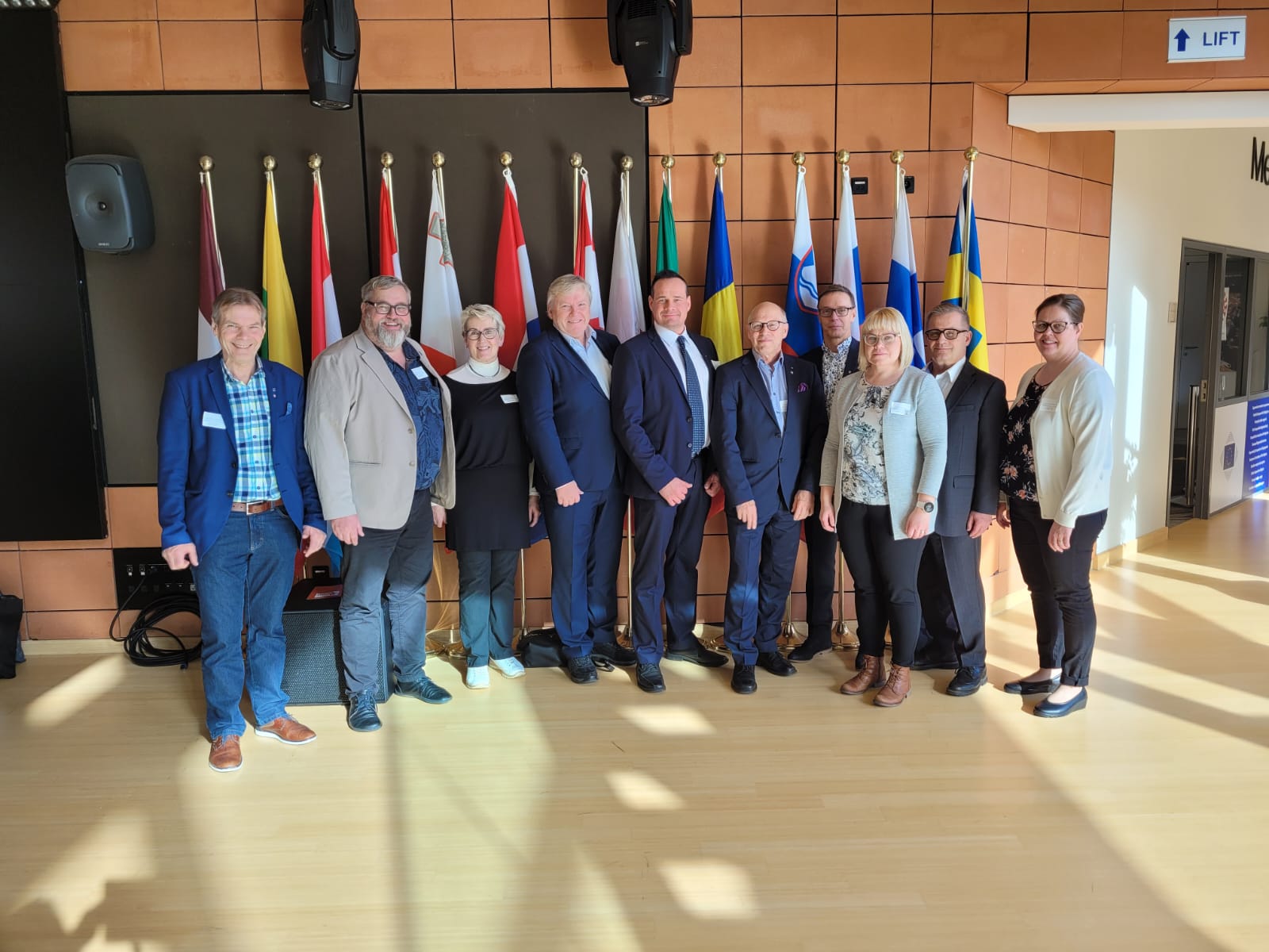 Kainuun maakuntahallitus opintomatkalla Brysselissä lokakuussa 2022