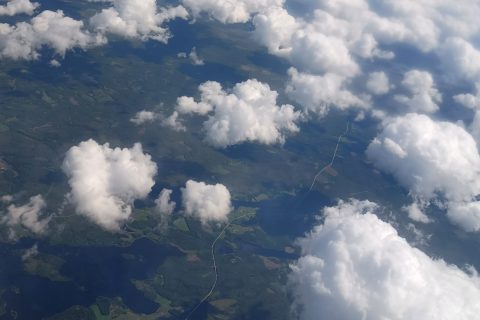 Kainuuta lentokoneesta