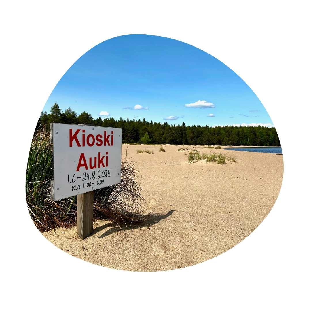 Kioski auki kärkitoimialat kehyksessä